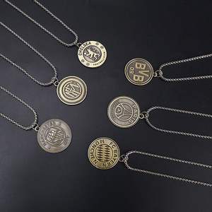 Collier d'équipe de football en métal, pendentif logo de club de football, souvenir, cadeau promotionnel, collier pour les fans de football - Product Image 5