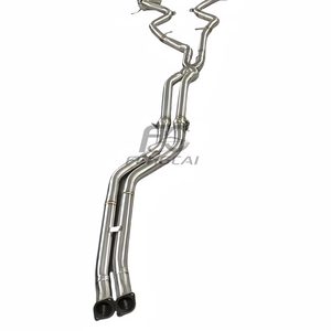 Tuyaux d'échappement Catback en acier inoxydable 304 avec silencieux à valve pour BMW <span class=keywords><strong>335i</strong></span> E90E92 N54N55 3.T 2007-2015 Libérez le potentiel d'accélération du moteur - Product Image 6