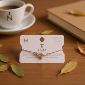 Bracelet en acier inoxydable Gemini 12 mm, diamant, minimaliste, unisexe, à porter au quotidien - Product Image 3