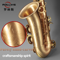 Comfortable Keys Manufacturer Wholesale Retail Good Quality High Grade Q7-II Eb Woodwind Instrument Alto Saxophone