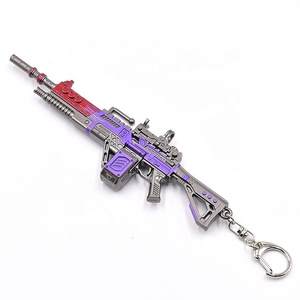 Porte-clés modèle pistolets populaires des <span class=keywords><strong>jeux</strong></span> de légendes APEXs 16cm mode pistolets jouet porte-clés artisanat en métal pour sac ou décoration de clé en Stock - Product Image 1