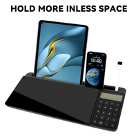 Support de bloc-notes de bureau en verre trempé, tableau blanc, support de bureau, repose-poignet, accessoires informatiques