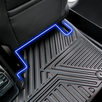 KQD Vente en gros Matériau écologique en TPE imperméable 5D Tapis de voiture Revêtement de sol pour BYD Destroyer 05 2022