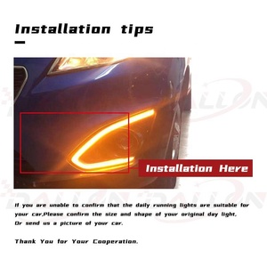 Luces Led diurnas para coche, luz LED <span class=keywords><strong>antiniebla</strong></span> DRL con intermitente amarillo, para Che vrolet <span class=keywords><strong>Spark</strong></span> 2013 ~ 2015, 2 uds. - Product Image 4
