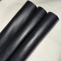Cuir véritable naturel de haute qualité, texture litchi noire, 1,3 mm, vente en gros, pour meubles haut de gamme, canapé, literie, chaise, rembourrage