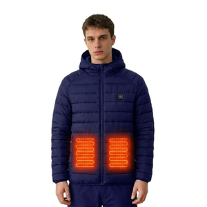 <span class=keywords><strong>Giacca</strong></span> Riscaldata da Uomo AQTQ, Cappotto con Cappuccio Elettrico Ricaricabile USB, Caldo e Isolante per Attività Invernali all'Aperto e Sci - Product Image 4