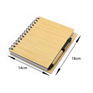 High Quality Environmental Friendly School Office Stationery 100% Natural Bamboo Pen and Notebook Set - Product Image 2