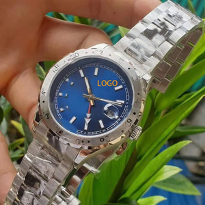 Montres pour hommes de marque célèbre en gros, de haute qualité, en acier inoxydable, bracelet en cuir, design de pièce de monnaie, mouvement à quartz ETA, étanches - Product Image 4
