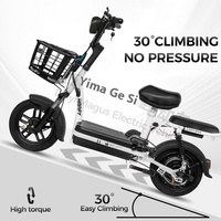 Source d'usine Vélo électrique à deux roues pour adulte Scooter électrique Little Prince Design Pratique 48V 400W Exclusif transfrontalier