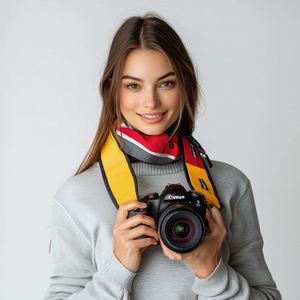 Thiết kế có thể điều chỉnh Nylon vai máy ảnh dây đai, vành đai mỏng với phát hành nhanh chóng cho tất cả các máy ảnh/ - Product Image 4