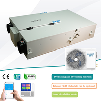 Ventilateur de récupération d'énergie pour salle de bain, monté au plafond, flexible, pour système de ventilation, prérefroidissement et préchauffage de pompe à chaleur
