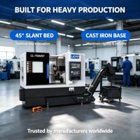 Tour-fraiseuse à double broche LEYO CL750MSY avec axe Y, tour CNC multitâches pour pièces complexes, homologué CE