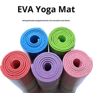 Ensemble de tapis de yoga Pilates EVA écologiques et antidérapants pour femmes, étiquette personnalisée - Product Image 3