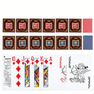 Venta Directa de Fábrica, Cartas de Póker de PVC Impresas con Logotipo Personalizado, Resistentes al Agua y al Desgaste, de Doble Cara, con Caja de Papel - Product Image 4