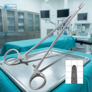 Porte-aiguille chirurgical en acier inoxydable, instrument manuel certifié CE, chirurgie générale, classe I - Product Image 3