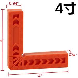 Dispositif de positionnement auxiliaire à angle droit de 90 degrés, règle d'angle en plastique de 3 pouces et 6 pouces, dispositif de fixation de règle d'angle, outils - Product Image 4