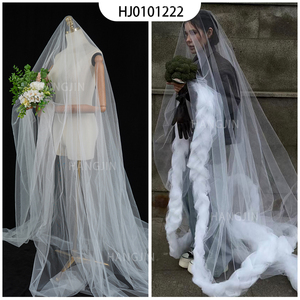 <span class=keywords><strong>Tulle</strong></span> en maille légèrement rigide en nylon 20D de 300 cm de large, personnalisé, pour la décoration de voiles de mariée, jupes et robes <span class=keywords><strong>tutu</strong></span> - Product Image 1