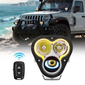 ไฟหน้า LED ตกแต่งรถมอเตอร์ไซด์ไฟ LED ตัดหมอกระบบไฟออฟโรดรถบรรทุกตกแต่ง - Product Image 1