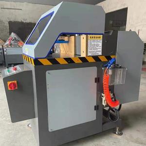 6 Meter Auto Voeden Enkele Hoofd Zag Machine Voor Aluminium Profiel 45 En 90 Graden Snijden