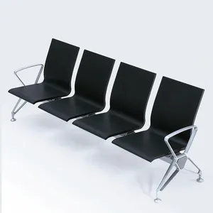 Sedia di attesa per aeroporto di alta qualità 4 posti in alluminio in metallo in attesa sedia da salotto