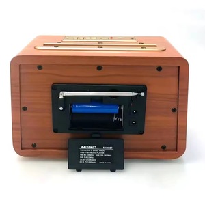 Vofull <span class=keywords><strong>Radio</strong></span> de Madera con Esfera Giratoria, Bajo Fuerte, FM, AM, Southwestern, Retro, Vintage, de Mesa, de Estilo Vintage, con Esfera - Product Image 6