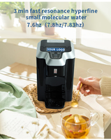 Activateur d'eau à résonance moléculaire à ondes Schumann quantiques 7,6 Hz avec contrôle tactile intelligent, en plastique, portable, pour utilisation en extérieur et en camping-car