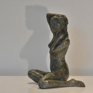 Metalen Naakt Vrouw Sculptuur Sexy Vrouw Sculptuur Aanpasbare Levensgrote Tuin Outdoor Decoratie - Product Image 3