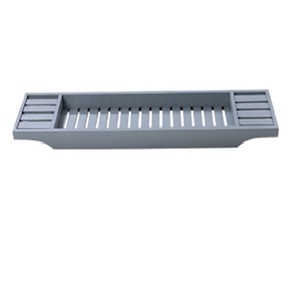 Étagère de bain en bambou 50x30cm, amovible, autoportante, pour salle de bain, rectangulaire, durable - Product Image 4