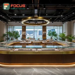 Exhibidor de Vidrio con Marco Metálico para Interiores de Joyerías de Lujo, Vitrina para Espacios de Boutique - Product Image 5