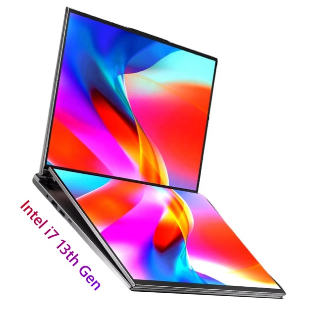 2025 16 Inch Intel I5 12450H Laptop Business Touch Screen Brand New 12 Core 16 Threads Double Dual Screen Touch Laptop