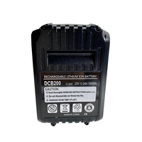 Baterai Lithium Ion Isi Ulang untuk Perkakas Listrik Tanpa Kabel Desain Baru Dewalt Dcb200 Dcb204 Dcb205 Dcb20