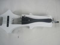 Sinomusik Brand High Quality White Colour All Solid Electric Cello Custom Design String Instrument Made in China