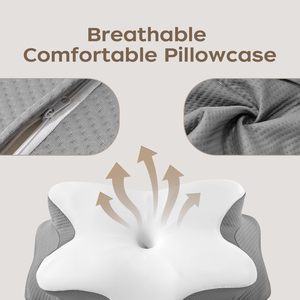 Custom Butterfly Shaped Cervical Orthopedic Smart <strong>Memory</strong> Foam Sleeping Neck Bed <strong>Memory</strong> Foam <strong>Pillow</strong> - Product Image 6