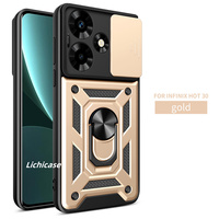 Coque de protection pour téléphone Infinix Hot 30 5G avec fenêtre coulissante pour objectif d'appareil photo, accessoires pour téléphone portable Infinix