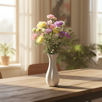 Ins-Style Hochwertige Künstliche Blumenarrangements im Topf aus Polyester für Hochzeit, Heimdekoration, Weihnachten und Muttertag