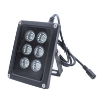 Accessoires CCTV 6pcs Infrarouge Leds Extérieure CCTV IR Illuminateur pour CCTV Caméra de Vision Nocturne
