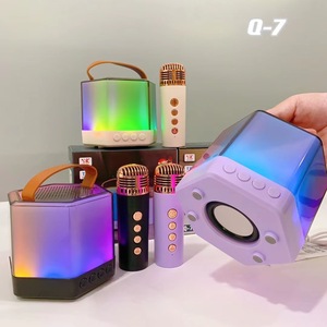 2024 Mới Sáng Tạo Bluetooth Loa Karaoke Với Microphone RGB Ánh Sáng Nhà Hát Loa Không Dây - Product Image 6