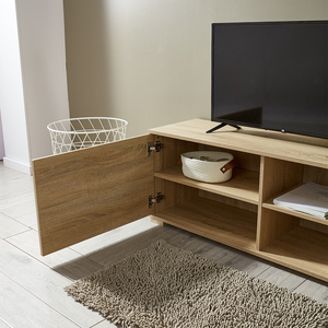 Moderne MDF houten wandmeubelopbergruimte voor de woonkamer, converteerbare houten kasten en <span class=keywords><strong>tv</strong></span>-tafelstandaards, design voor thuismeubilair - Product Image 4