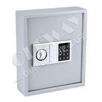 Caja Fuerte de Seguridad de Tamaño Mini, Caja de Seguridad Electrónica con Contraseña Digital de Acero para Montar en la Pared, Caja Fuerte para Hotel