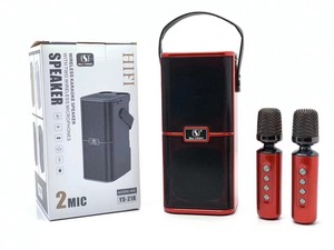 Altavoces portátiles de YS-218 y 20w, altavoz BT de 4 pulgadas Dual con micrófono inalámbrico, los mejores altavoces <span class=keywords><strong>Rock</strong></span> para fiesta al aire libre - Product Image 2