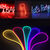 Bande lumineuse néon PVC extérieure 220V 24V Conception flexible IP65 12V Lumière flexible personnalisable Bleu/Bleu glacé/Vert/Violet/Doré/Rose