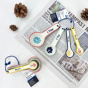 6-Piece Ceramic Measuring Spoon Set White - Product Image 3