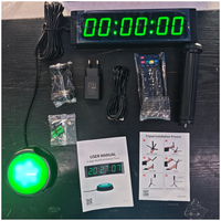 Chronomètre numérique LED portable YIZHI, facile à utiliser, pour la salle de sport, avec télécommande, bouton poussoir, support de table