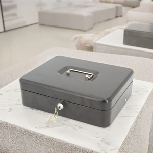 Woso kim loại cầm tay hộp tiền với 3-vị trí khóa và 64GB Bộ nhớ cho POS ngăn kéo tiền mặt lưu trữ - Product Image 1