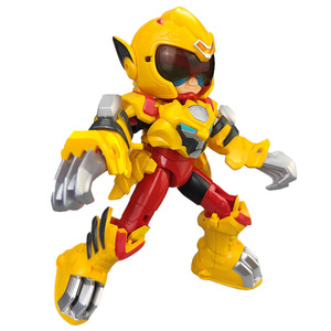Piggy Hero Five Spirits Flying Armor Kung Fu Little Hero Vitality Lock <span class=keywords><strong>Super</strong></span> Star Hero Superman Qiang Jouet en plastique pour bébés - Product Image 1