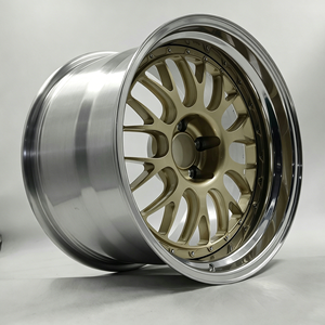 Vente en gros usine Jantes forgées en 2 pièces en aluminium 6061-T6 de 18 à 24 pouces, à rayons concaves profonds et à motif maillé, <span class=keywords><strong>pour</strong></span> berlines, SUV et voitures de sport - Product Image 3