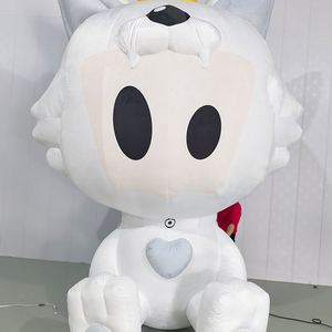 Modello Gonfiabile Gigante di Pupazzo delle Nevi Biancaneve Personalizzato per Decorazioni Eventi, Atmosfera Festiva e Forniture Pubblicitarie - Product Image 5