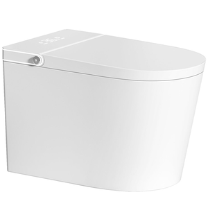 โถสุขภัณฑ์อัจฉริยะ GOSE 954 พร้อมถังเก็บน้ำในตัว มาตรฐานกันน้ำ IPX4 พร้อมระบบทำความร้อนที่นั่ง เปิดอัตโนมัติ ระบบเซ็นเซอร์เท้า ระบบชำระล้างด้วยปุ่มกดด้านข้าง พร้อมรีโมทคอนโทรล - Product Image 1