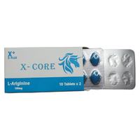 X Core Capsules d'énergie à base de plantes pour hommes Maca noire Epimedium Plus comprimés de synchronisation bleu supplément Libido pilules personnalisées pour hommes