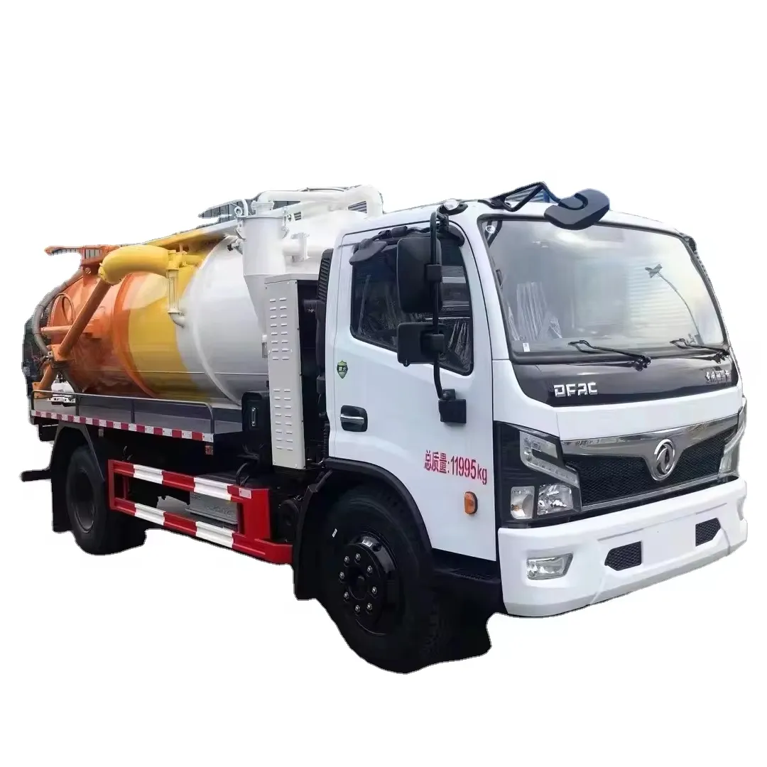 Vacuum sewage suction tank truck suction truck